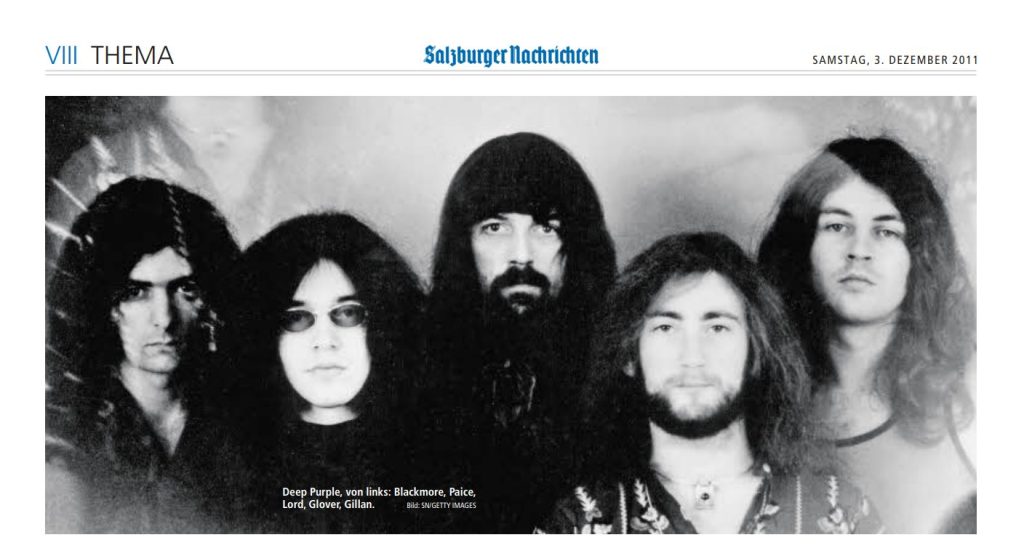 Herbert J. Hopfgartner Rockmusik Deep Purple Smoke on the water